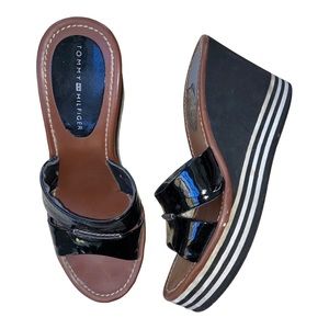 Tommy Hilfiger l Alette Slip On Wedge Sandals Size 7.5